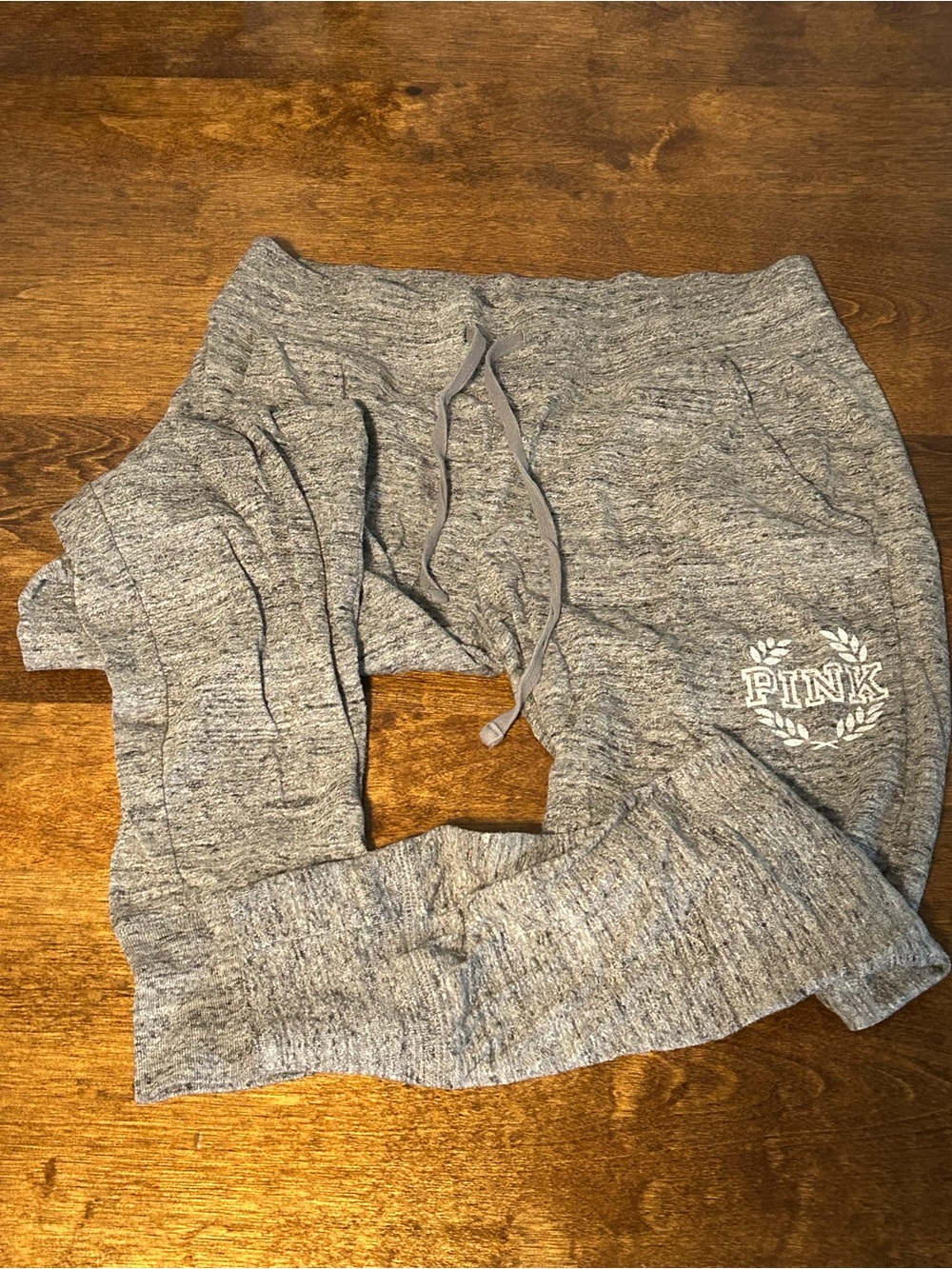 PINK Victoria's Secret Gray Cozy Drawstring Jogger Pants
